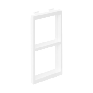 S66/9 Adapter CIMA na 1X2 moduły K45 (45x45mm) pozioma; biały