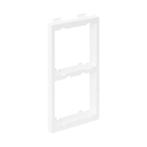 S62/9 Adapter CIMA na 4X2 moduły K45 (45x45mm) pionowo; biały