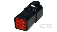DEUTSCH ; DT04-6P-CE02 Wtyk męski 6-pin czarny