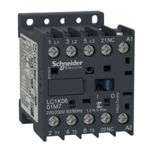 Stycznik mocy miniaturowy TeSys K 6A 3P 2,2KW 230V AC 1NC AC-3 zaciski skrzynkowe