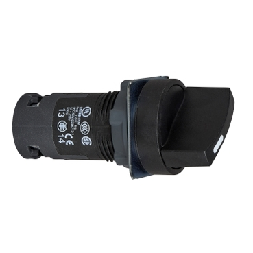 XB7ED25P Przełącznik piórkowy 0-1 czarny 1xNO+1xNC monoblok