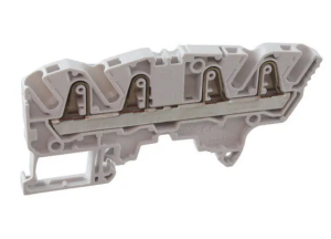 ENTRELEC ; ZK4-4P Złączka sprężynowa 4mm2 4P SZARA