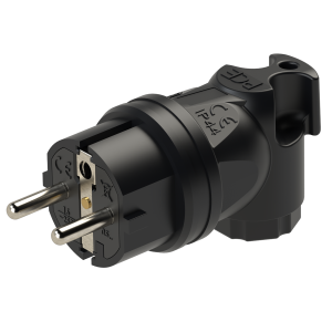 Wtyczka kątowa z bolcem IP44 uni-schuko 05822-S