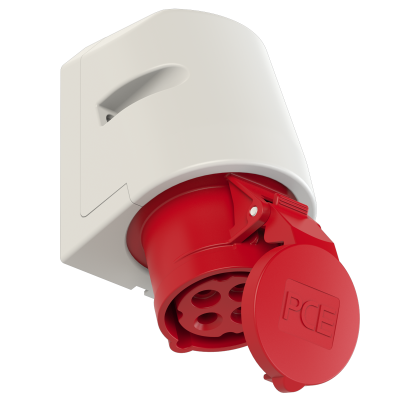 Gniazdo stałe 16A 3P+Z IP44 PCV