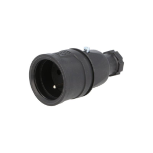 Gniazdo gumowe 2P+Z 2410-SRW