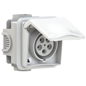 Gniazdo p/t 16A 3P+Z+N 400V IP44