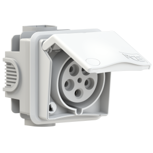 Gniazdo podtynkowe przelotowe 32/5 400V IP44