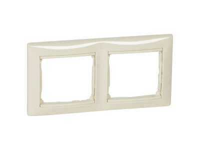 VALENA Ramka x 2 KREMOWA