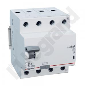 Wyłacznik różnicowoprądowy RX3 25A 30MA AC 4P
