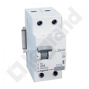 Wyłącznik różnicowoprądowy RX3 25A 30MA AC 2P