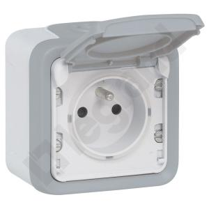 PLEXO55 Gniazdo pojedyncze 2P+Z