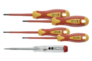 HT1S994  Wkrętaki – zestaw 5 szt, izolowane 1000V, stal S2