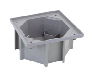 KGE170/23 Puszka do wkładu IP66 do betonowania; szary