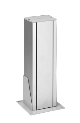 Minikolumna 1-stronna, wys.270mm 70x60mm, 5x K45; aluminium ALK115/8
