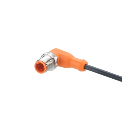IFM ; EVC080 Przewód PUR 5m Wtyk M12/4P kątowy
