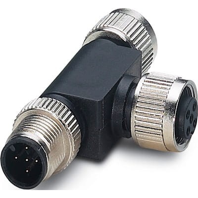 AB-C5-M12T-2XM12FS Rozdzielacz równoległy trójnik T ze złączami M12 do CAN/ DeviceNet/ S/A