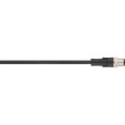 AB-PC4-M12MS-2,0PUR Przewód PUR Wtyk M12/4P prosty 4x0,75 dł.2m