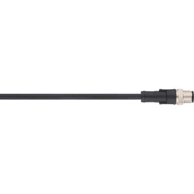 AB-PC4-M12MS-2,0PUR Przewód PUR Wtyk M12/4P prosty 4x0,75 dł.2m
