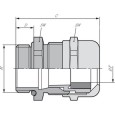 Dławnica mosiężna metryczna SKINTOP MSR-M 20x1,5 1