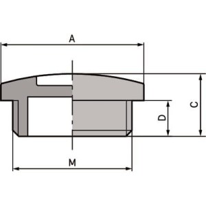 Zaślepka SKINDICHT BLK-GL-M 20x1,5 + O-RING BK