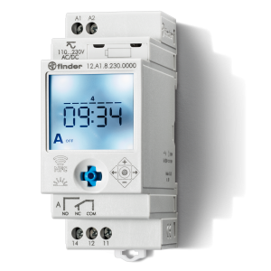 12.A2.8.230.0000 Zegar Tygodniowy 1P NFC 16A 230V AC/DC