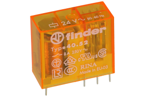 FINDER ; 40.52.8.024.0000 Przekażnik 2P 8A 24VAC