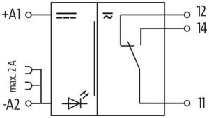 MURRelektronik ; 52050 Przekaźnik: interfejsowy; SPDT; Ucewki : 12VDC; 6A; 6A/250VAC; IP20  1