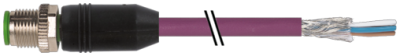 MURRelektronik ; 7000-13105-8030060 Przewód PUR CAN wtyk prosty M12/5P , 0,6m