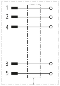 MURRelektronik ; 7000-13321-0000000 Wtyk M12/5P prosty ekranowany 1