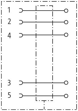 MURRelektronik ; 7000-13441-0000000 Gniazdo M12/5P męski, kątowy, ekranowany 1