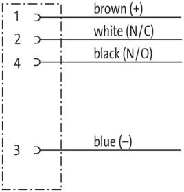MURRelektronik ; 7000-13542-9710100 Gniazdo M12/4P do montażu pulipitowego przewód 1,0m  Kodowanie A 1
