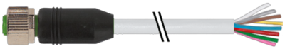 MURRelektronik ; 7000-17041-2951000 Przewód PUR Gniazdo M12/8 proste 10m