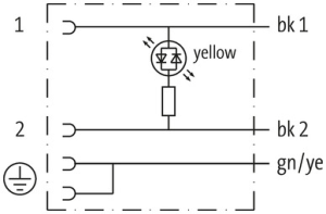 MURRelektronik ; 7000-18001-6360500 Wtyk zaworowy MSUD typ A 18mm przewód PUR 3x0,75 dł.5m 1