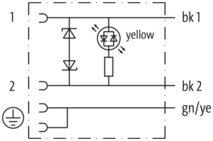 MURRelektronik ; 7000-18021-2260500  Wtyk zaworowy MSUD typ A 18mm przewód PUR 3x0,75 szary 5m 1