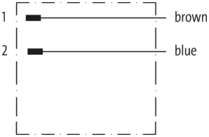 MURRelektronik ; 7072-72301-7540150 Przewód PUR Wtyk DT04-2P ,   bez wyposażenia , dł. 1,5m 1