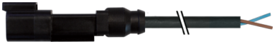 MURRelektronik : 7072-72461-5690060 Przewód PUR Wtyk DT04-4P 4x0,75 czarny UL/CSA 0,6m