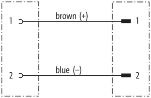 MURRelektronik ; 7072-77001-7540300 Przewód PUR Gniazdo DT06-2S , Wtyk DT04-2P  dł. 3m 1