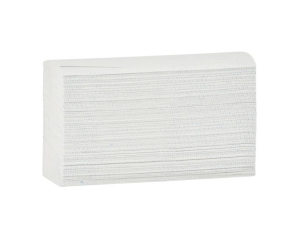 Ręczniki papierowe MERIDA CLASSIC SLIM, białe, jednowarstwowe, 3000 szt., ECOLABEL 1