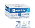 Ręczniki papierowe MERIDA TOP SLIM, białe, dwuwarstwowe, 2700 szt., ECOLABEL