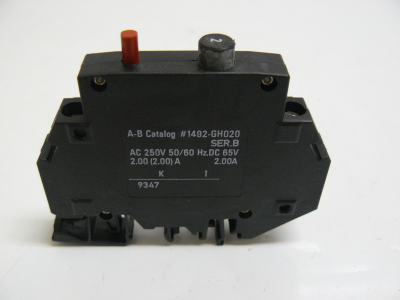 1492-GH020 Miniaturowy wyłącznik 1P/2.0A
