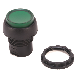 800FP-LF3PN3GX10 Przycisk podświetlany zielony 24VAC/DC + LED + 1xNO