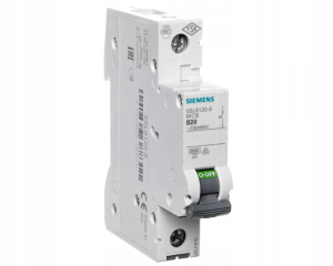 SIEMENS ; 5SL6120-6 Wyłącznik nadmiarowy B20A 1-bieg.6kA 400V