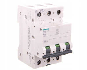 SIEMENS ; 5SL6310-6 Wyłącznik nadmiarowy B10A 3-bieg.6kA 400V