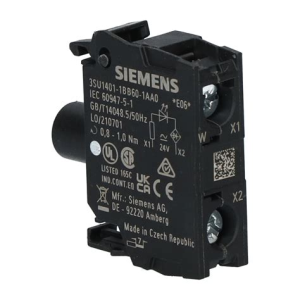 SIEMENS ; 3SU1401-1BB60-1AA0 LED 24V AC/DC, WHITE