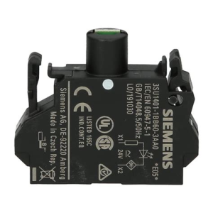 SIEMENS ; 3SU1401-1BB60-3AA0 LED 24V AC/DC, WHITE przyłącze sprężynowe