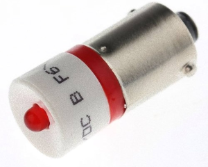 SIEMENS ; 3SB3901-1CA LED BA9S 24V AC/DC czerwony