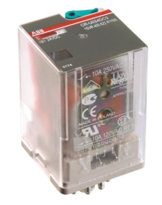 ABB ; (typuR15 2P) CR-U024AC2L Przekażnik + LED 2P/  24V AC 10A