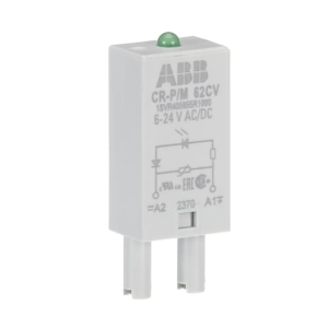 ABB ; LED zielony + warystor 6-24V AC/DC do gniazd CR-P;CR-M
