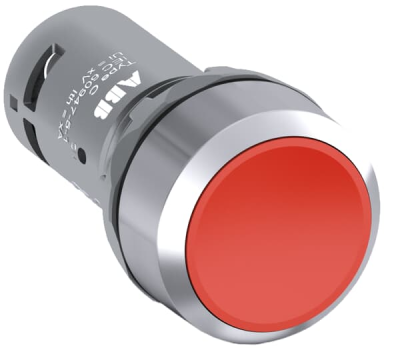 ABB ; CP1-30R-01 Przycisk kryty CZERWONY 1R metalowy pierścień