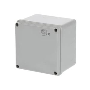 ABB M008510000 – Puszka elektroinstalacyjna IP65, 100×100×80 mm, szara 1